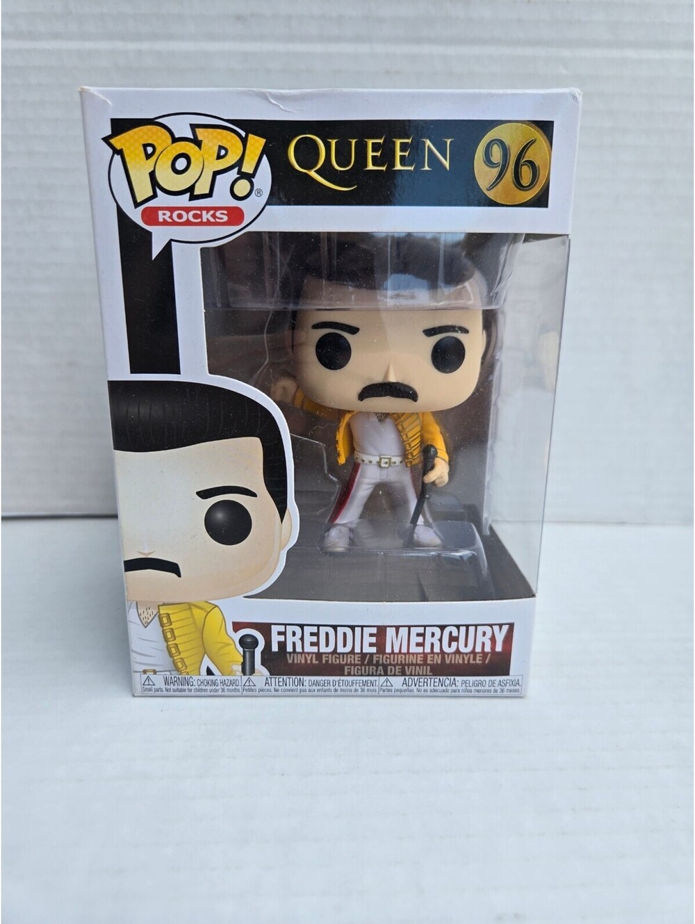 Funko Pop! Rocks Queen #96 Freddie Mercury Vinyl Figure Collectible